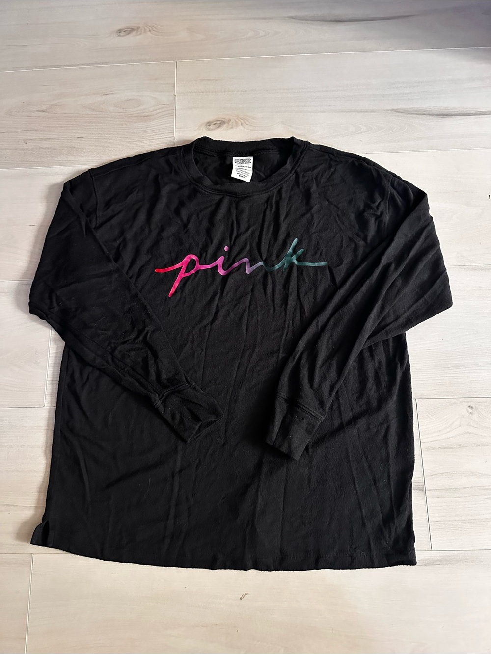 PINK Victoria's Secret Black Long-Sleeve Size XS 0045